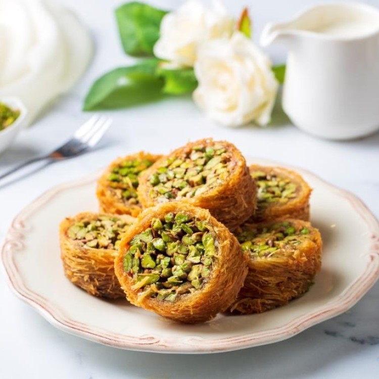 مبرومة الفستق الحلبي