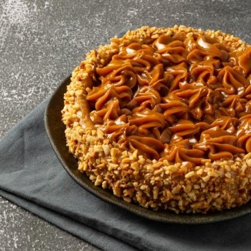 كيكة الكورن فليكس بالكراميل