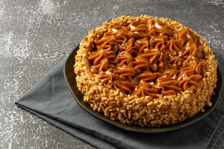 كيكة الكورن فليكس بالكراميل