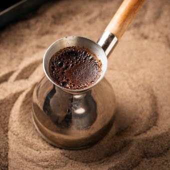 القهوة التركية على الرمل