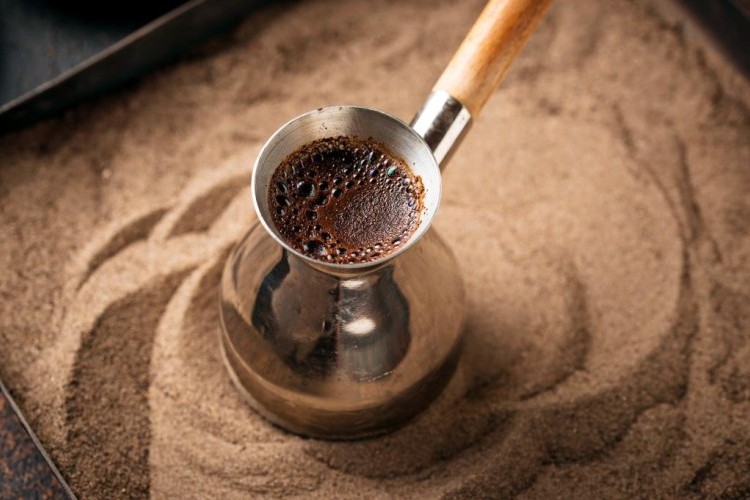 القهوة التركية على الرمل