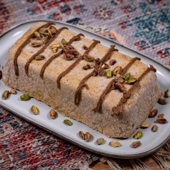 حلاوة السميد الباردة بالآيس كريم بالفيديو