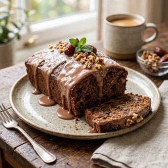 كيك التمر بالحليب الصحي