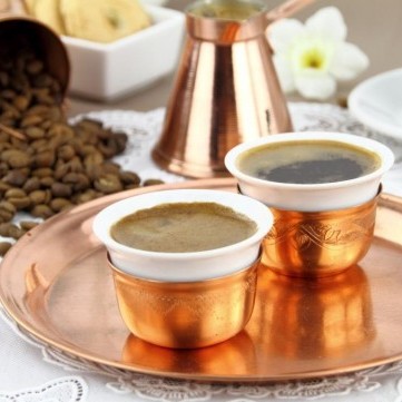قهوة عربية سريعة التحضير بالزعفران