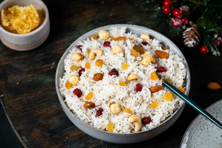 أرز بالمكسرات