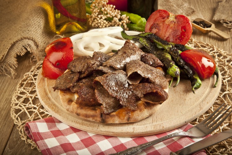 شاورما اللحم التركية