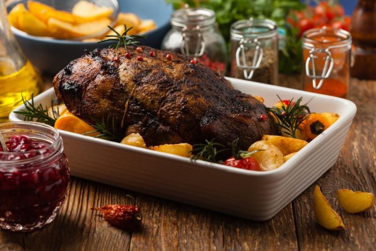 كتف الخروف المشوي