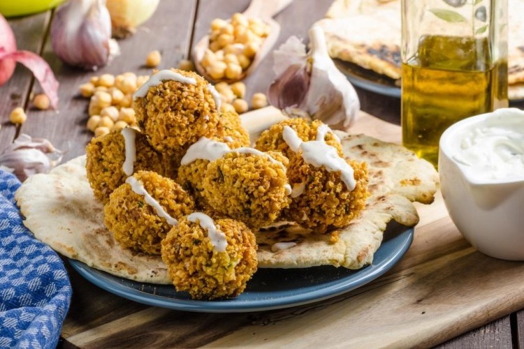 فطيرة الفلافل السريعة