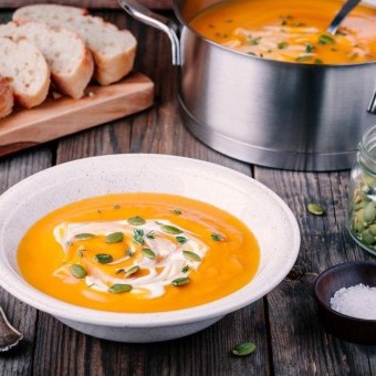 شوربة اليقطين بالجزر