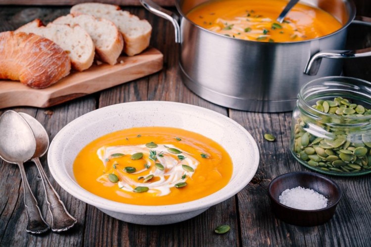 شوربة اليقطين بالجزر