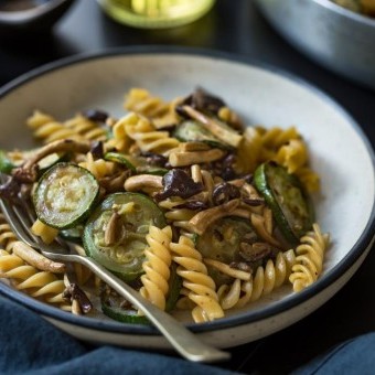 مكرونة بالخضار المشوية