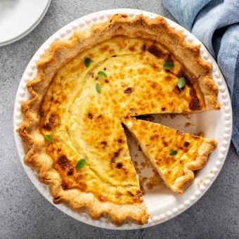 فطيرة البيض بالجبن