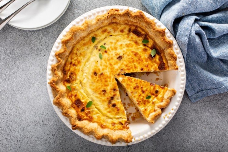 فطيرة البيض بالجبن