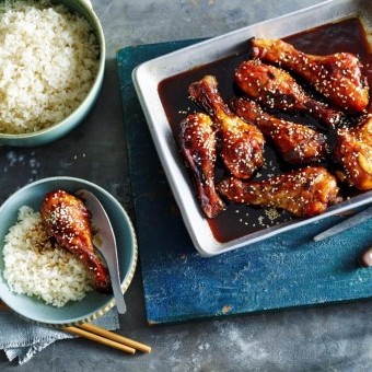 دجاج مقلي على الطريقة الكورية بالصوص الحار