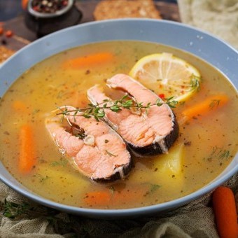 شوربة السمك الصحية