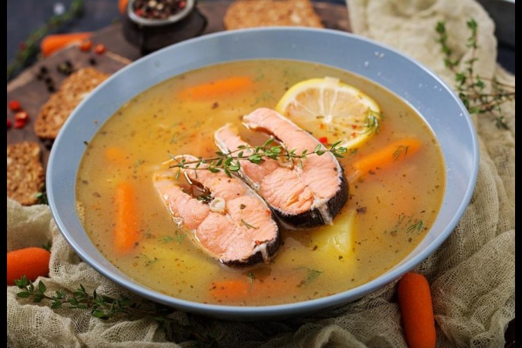 شوربة السمك الصحية