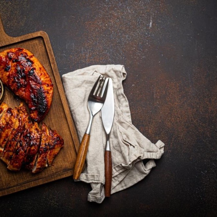 دجاج الباربكيو المدخنة للرجيم