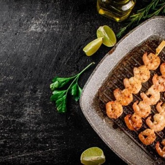 جمبري مشوي بتتبيلة مميزة