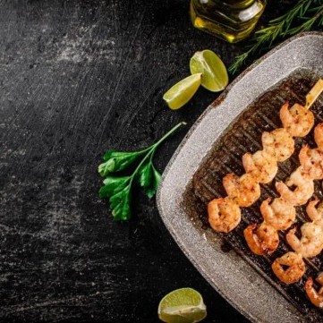 جمبري مشوي بتتبيلة مميزة