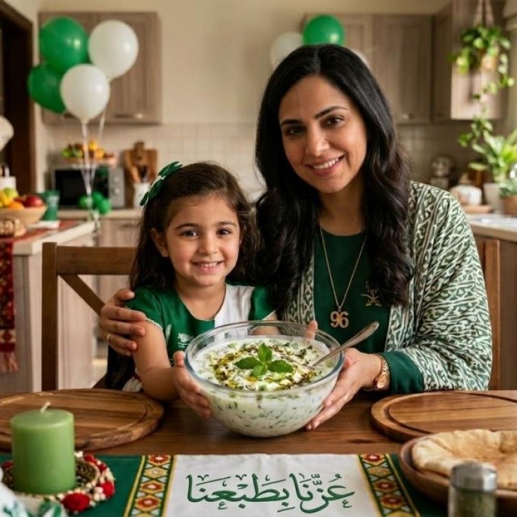 سلطة الخيار والزبادي بالنعناع