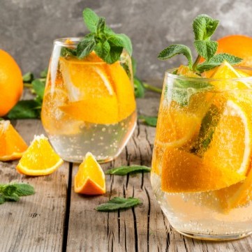 مشروب البرتقال مع الصودا