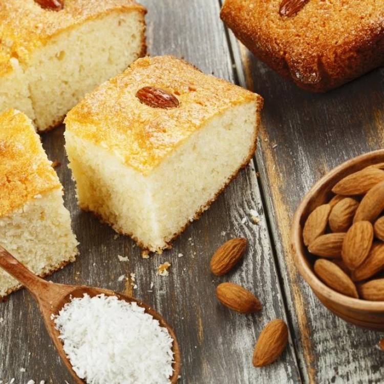 بسبوسة ناعمة بجوز الهند