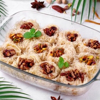 كنافة بلورية لضيافة عيد الأضحى