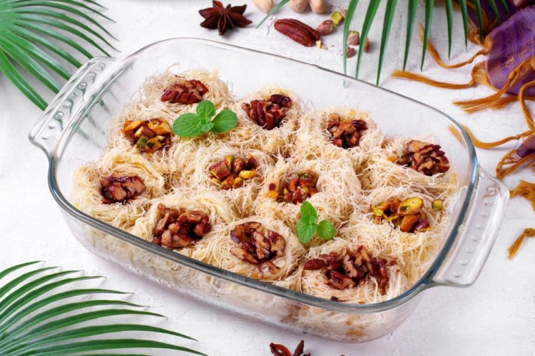 كنافة بلورية لضيافة عيد الأضحى