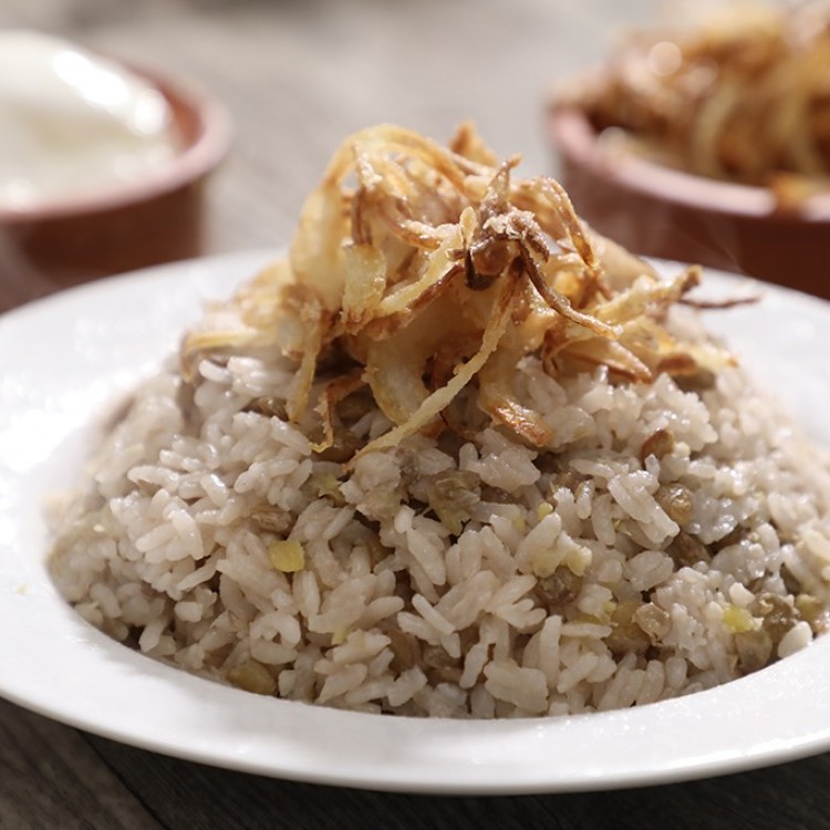 المجدرة بالأرز بالفيديو