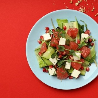 سلطة البوملي والرمان