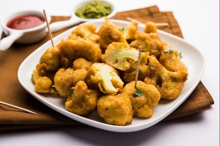 القرنبيط المقلي المقرمش