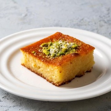 بسبوسة بالقشطة سهلة