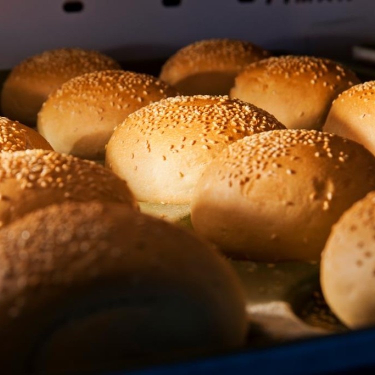 خبز البرجر المنزلي