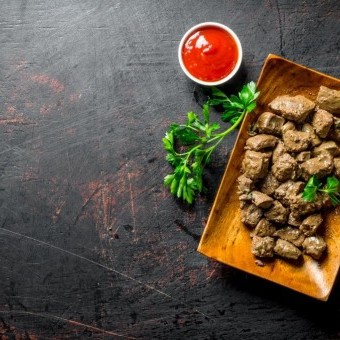 كبدة خروف بالفرن بخطوات سهلة