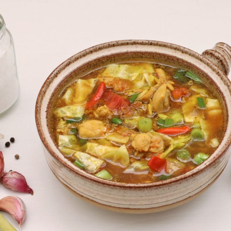 شوربة الدجاج الحارقة للدهون