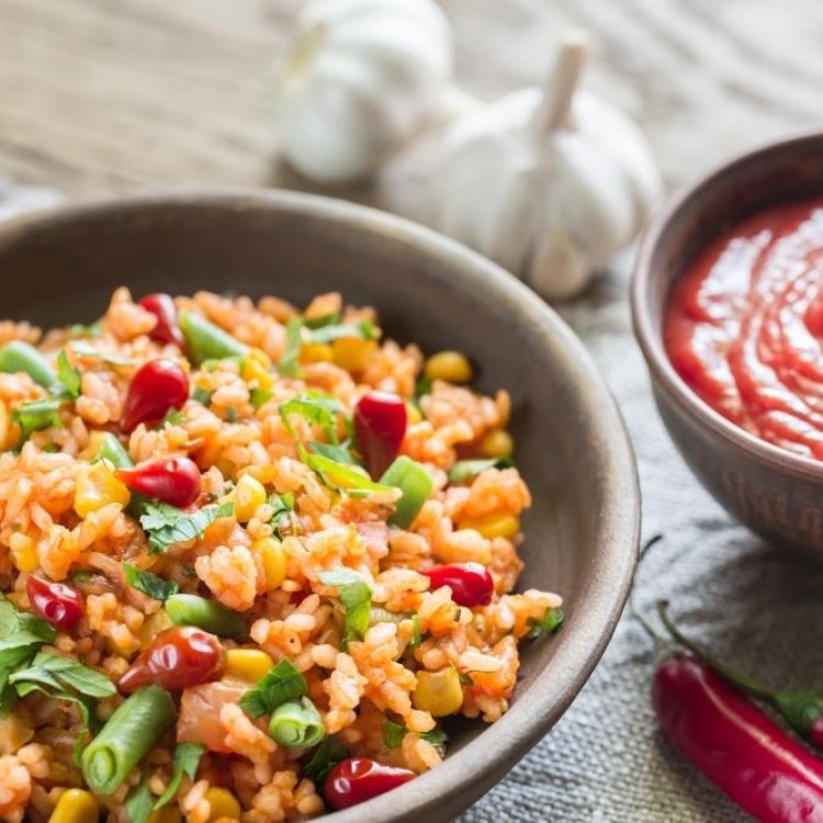 أرز مكسيكي بالدجاج