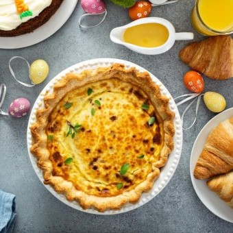 فطيرة البيض بالشيدر