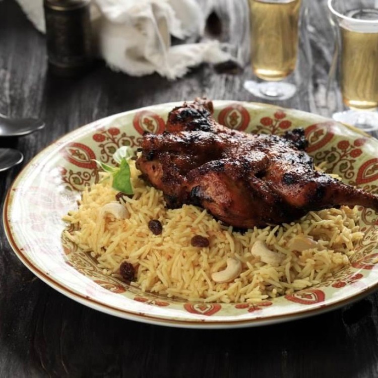 الكبسة السعودية بالدجاج مع البهارات الأصلية