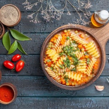 شوربة الخضار بالمعكرونة