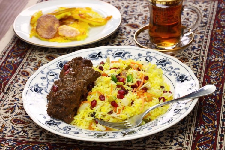 المفطح بالأرز البسمتي