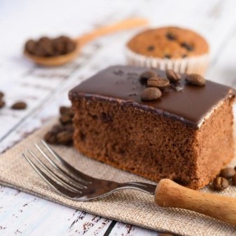 كيك إسفنجي بالقهوة بطعم فاخر