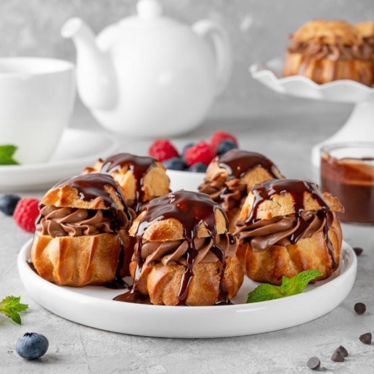 البروفترول بالطريقة الأصلية