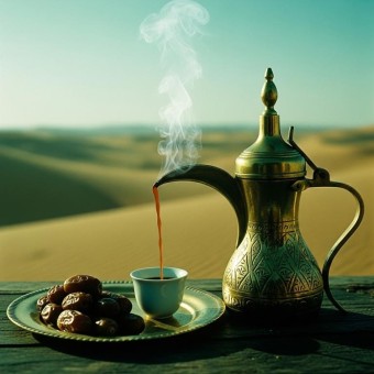 القهوة السعودية بالهيل على الطريقة الأصلية