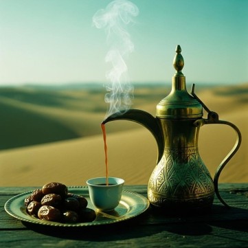 القهوة السعودية بالهيل على الطريقة الأصلية