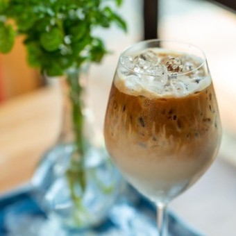 قهوة باردة في المنزل