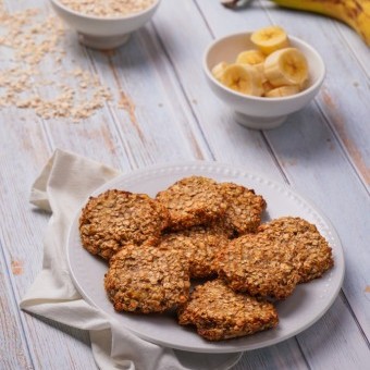 كوكيز الموز بثلاث مكونات