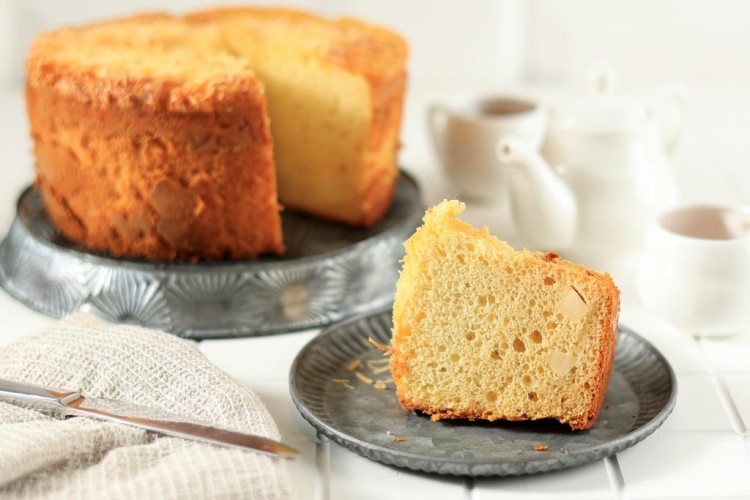 الكيكة العادية بالفانيليا الهشة