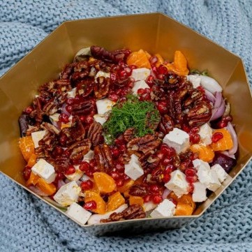 سلطة الشمندر والبرتقال بالفيديو