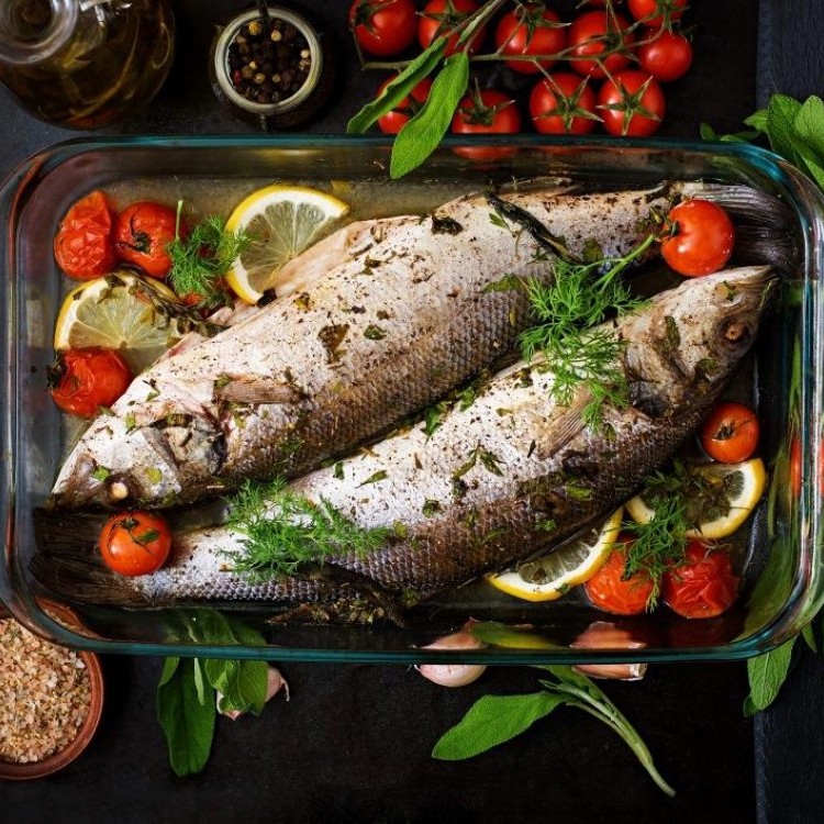 سمك مشوي بالفرن