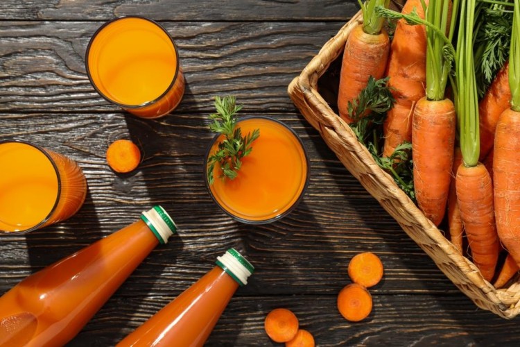 عصير الجزر الطبيعي